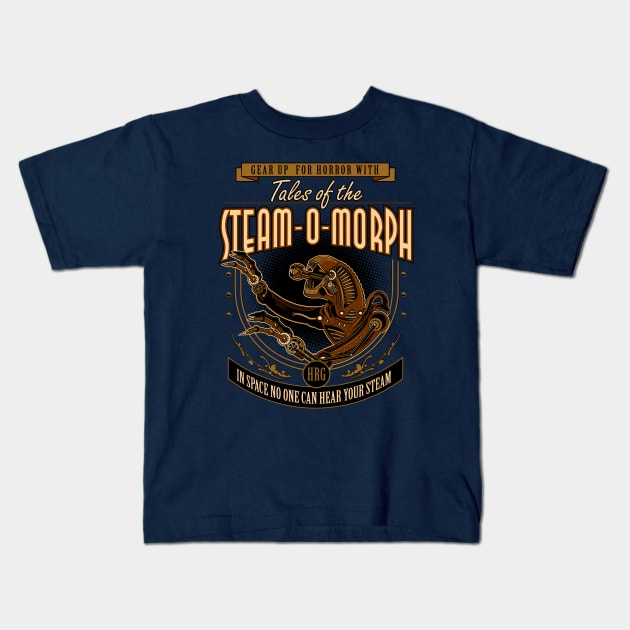 Steam-O-Morph Kids T-Shirt by Grafxguy1